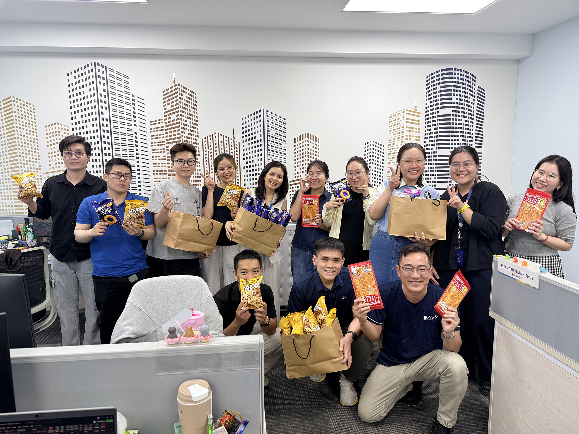 Employees promoting cultural diversity