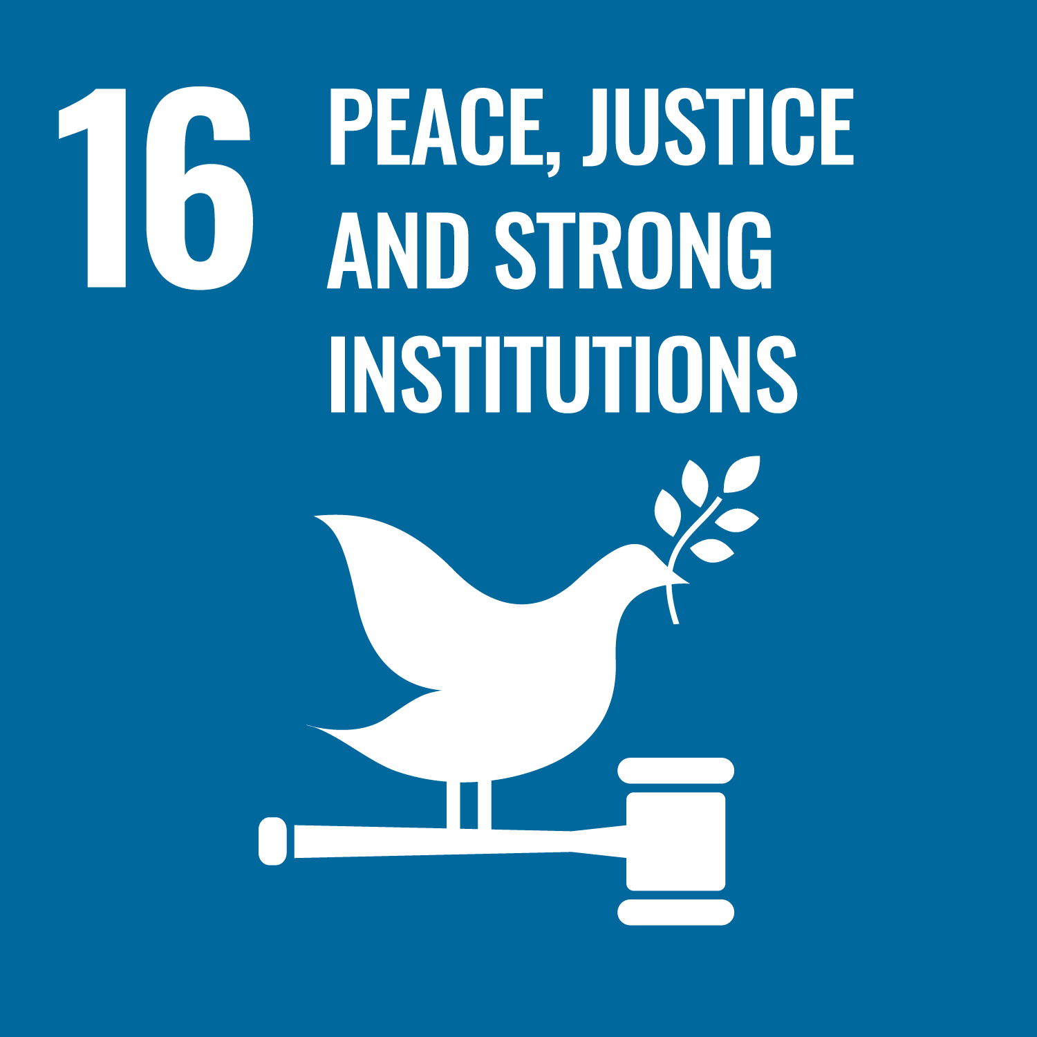 16 PEACE JUSTICE AND STRONG               
